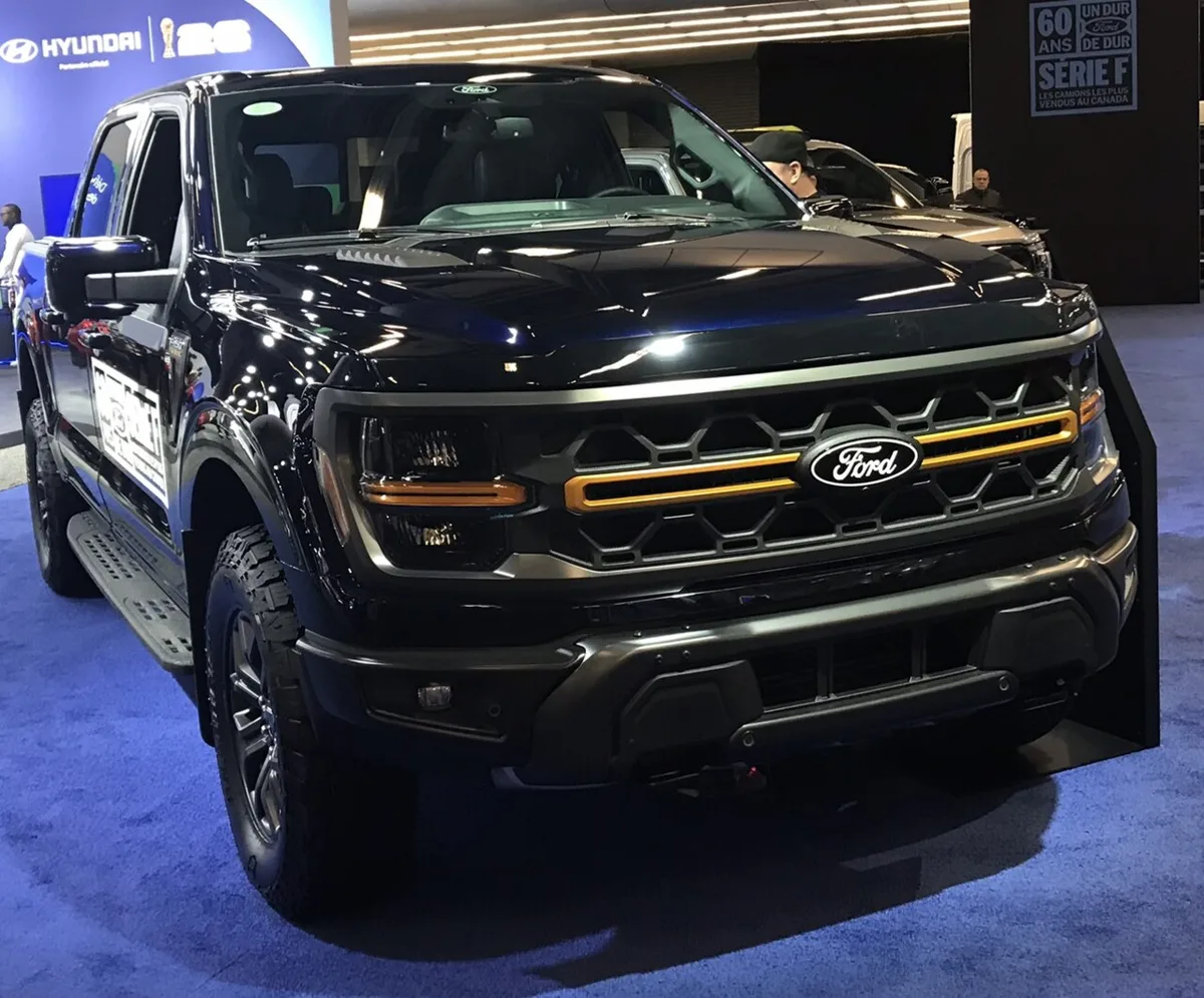 2026 Ford F-150 four-door at the 2026 Montreal International Auto Show