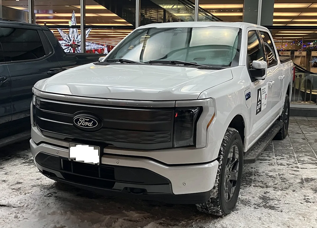 2026 Ford F-150 Lightning (electric) at the 2026 Montreal International Auto Show