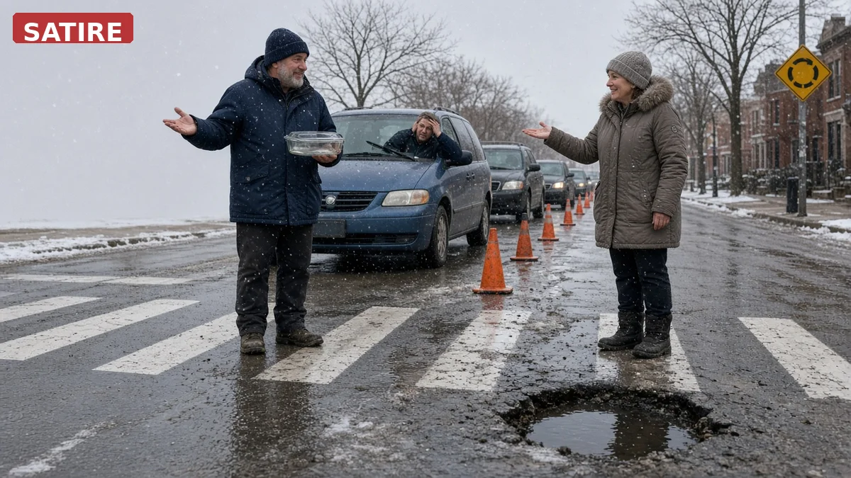 “Ope, You First” Standoff Enters Day 4 as Two Strangers Block St. Cloud Crosswalk “Ope, You First” Standoff Enters Day 4 as Two Strangers Block St. Cloud Crosswalk